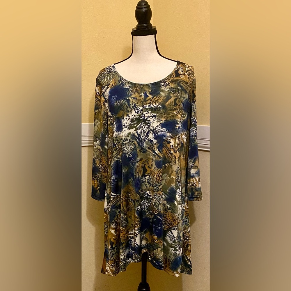 R & B COLLECTION Ladies Top; XL; Wrinkle Free; EUC.